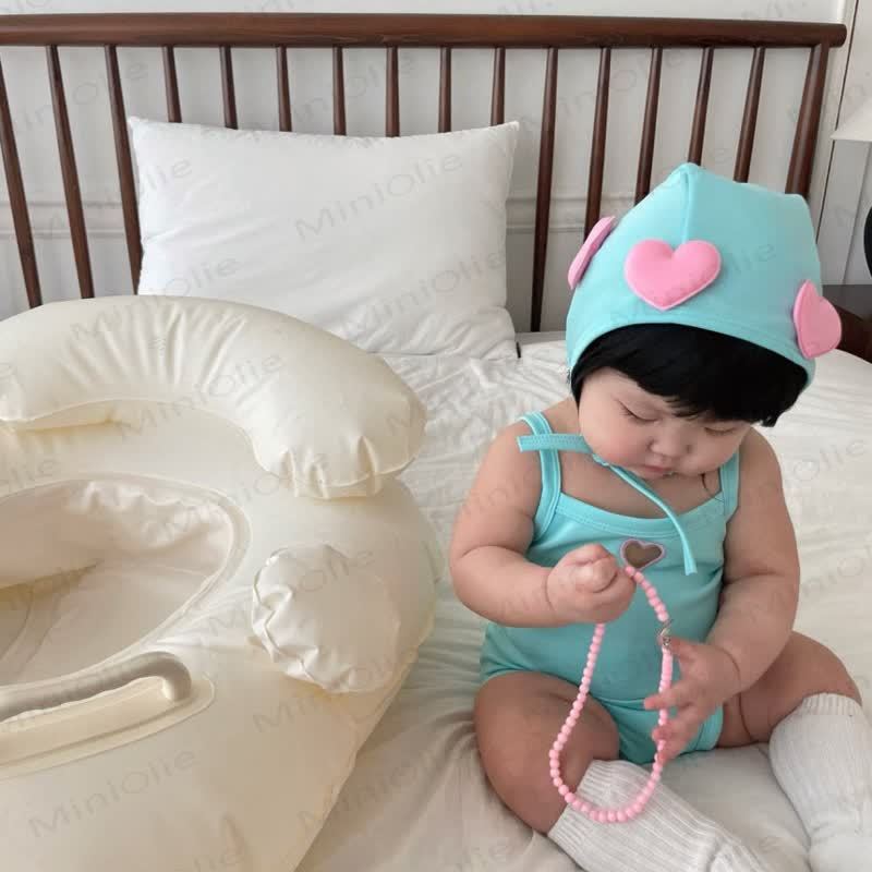 Baby Heart Swimsuit with Hat - image 8