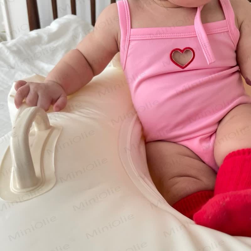 Baby Heart Swimsuit with Hat - image 12