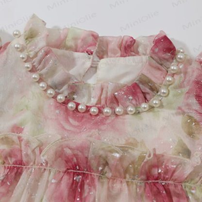 Toddler Kid Girls Cotton Floral Print Ruffle Dress - image 4