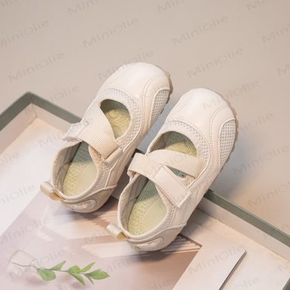 Toddler Girl Breathable Sandals - Beige - 13C - image 3