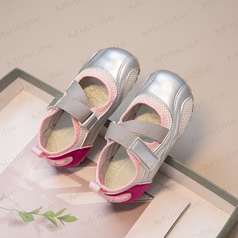 Toddler Girl Breathable Sandals - Silver - 13C - image 4