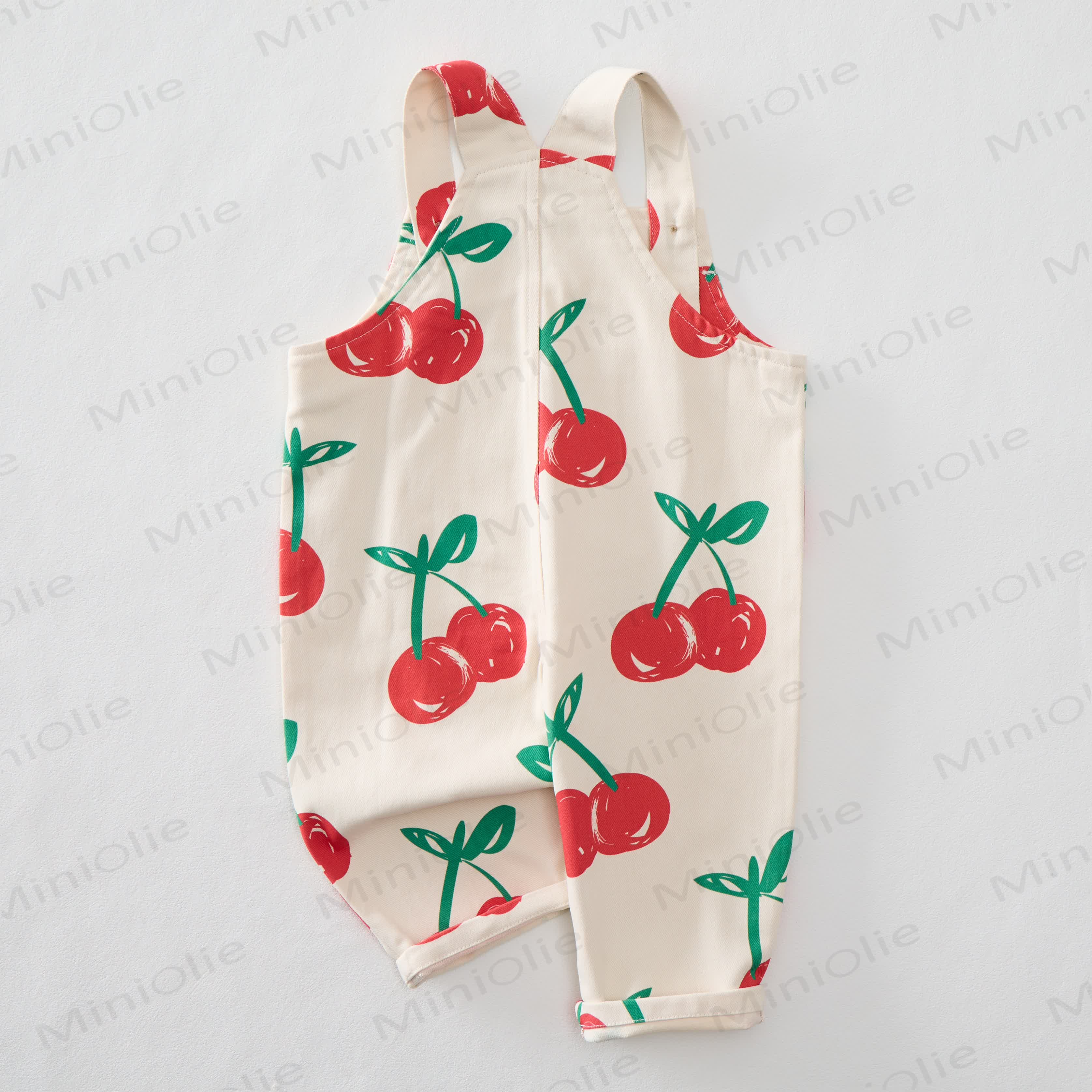 Baby Toddler Cherry Overalls - image 7