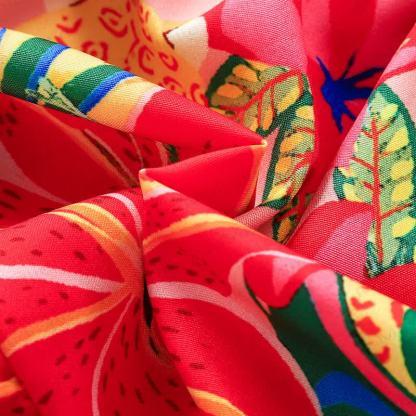 Baby Toddler Girls Red Floral Print Sleeveless Dress - image 5