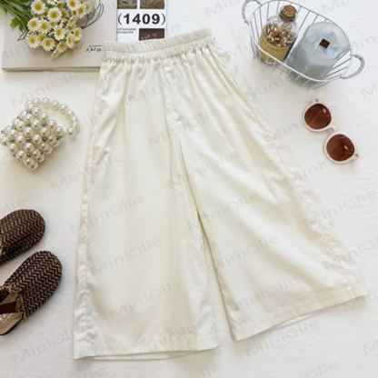 Toddler Kid Girls Orange Gingham Bow Tank Top and Solid White Pants Set - image 3