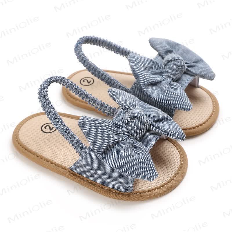 Baby Bow First Walker Sandals - Grey - 12-18M - image 17