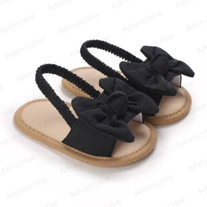 Baby Bow First Walker Sandals - Black - 12-18M - image 31