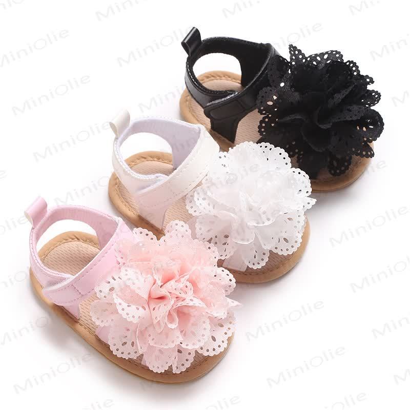 Baby Lace Flower First Walker Sandals - image 2