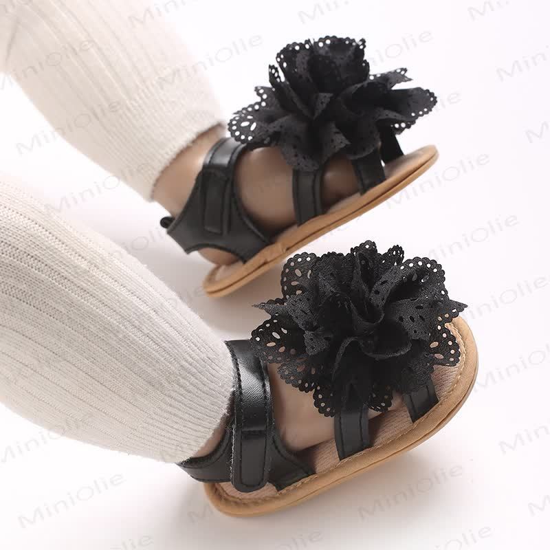 Baby Lace Flower First Walker Sandals - image 9