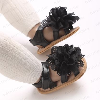 Baby Lace Flower First Walker Sandals - image 9