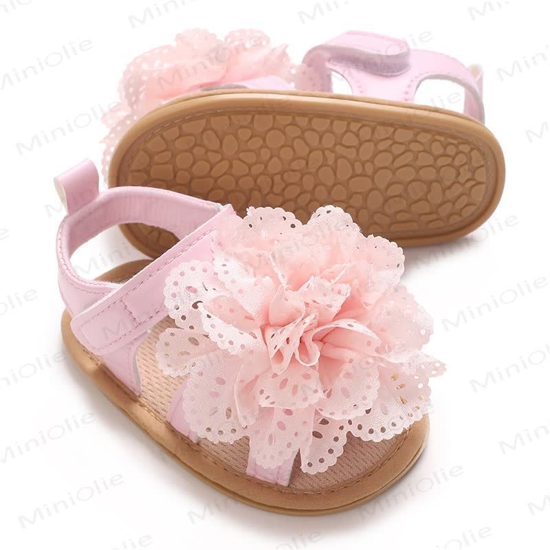 Baby Lace Flower First Walker Sandals - image 12
