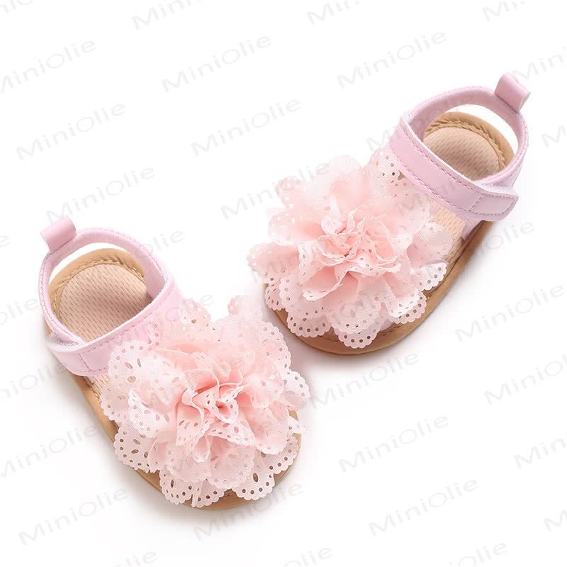 Baby Lace Flower First Walker Sandals - image 13