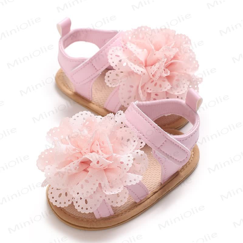 Baby Lace Flower First Walker Sandals - image 14