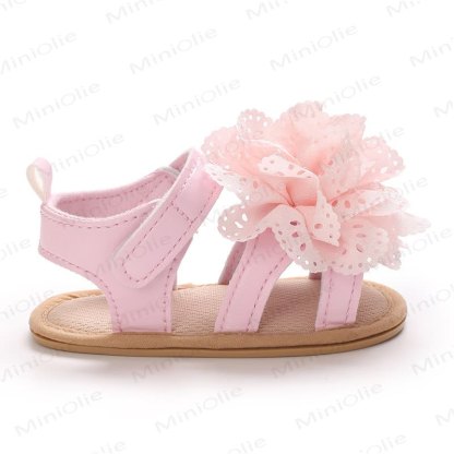 Baby Lace Flower First Walker Sandals - image 16