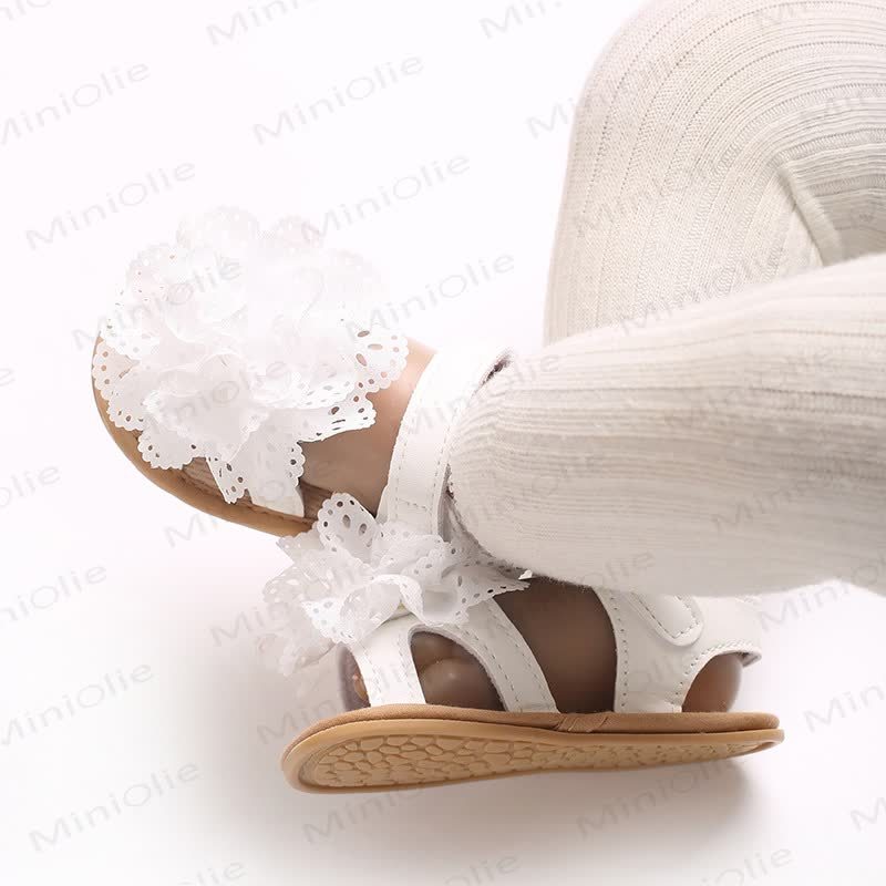 Baby Lace Flower First Walker Sandals - image 26
