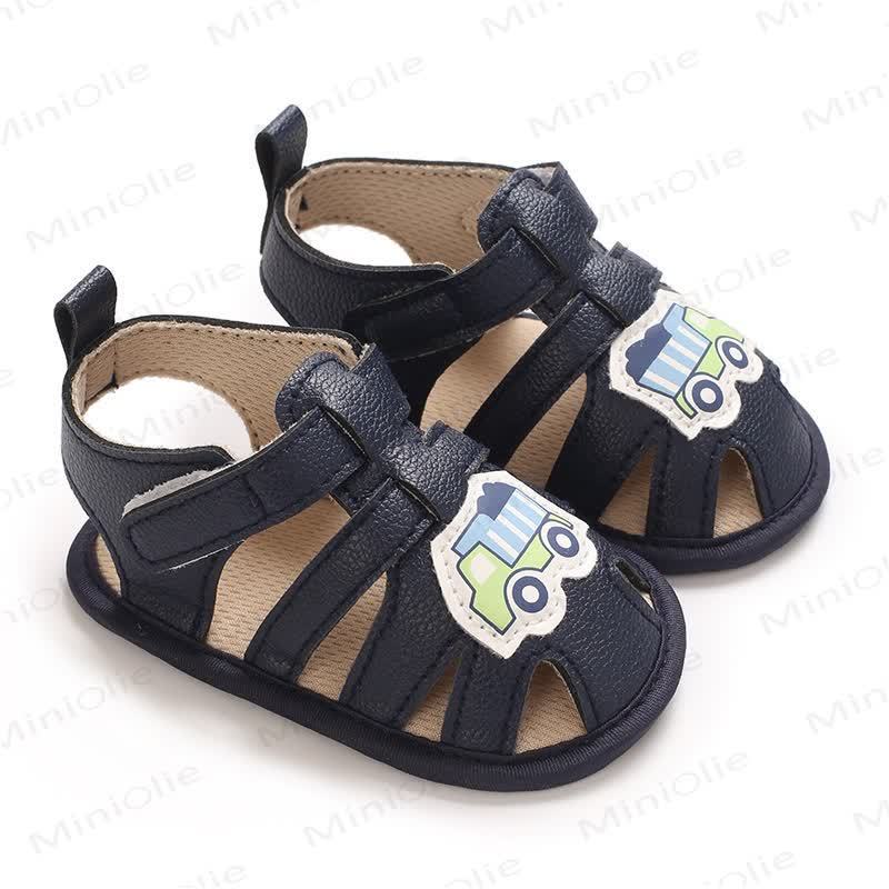 Baby Boy Car/Tiger First Walker Sandals - Navy - 12-18M - image 3