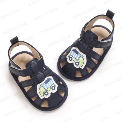 Baby Boy Car/Tiger First Walker Sandals - image 5