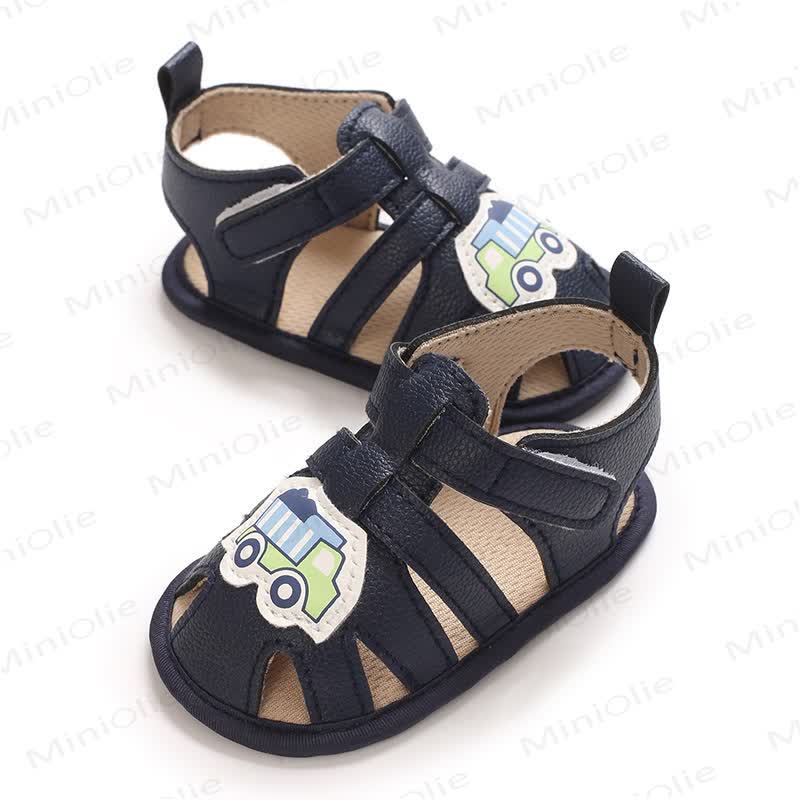 Baby Boy Car/Tiger First Walker Sandals - image 6