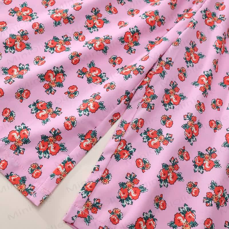 Toddler Girl Smocked Floral Polyester Spaghetti Strap Dress - image 9