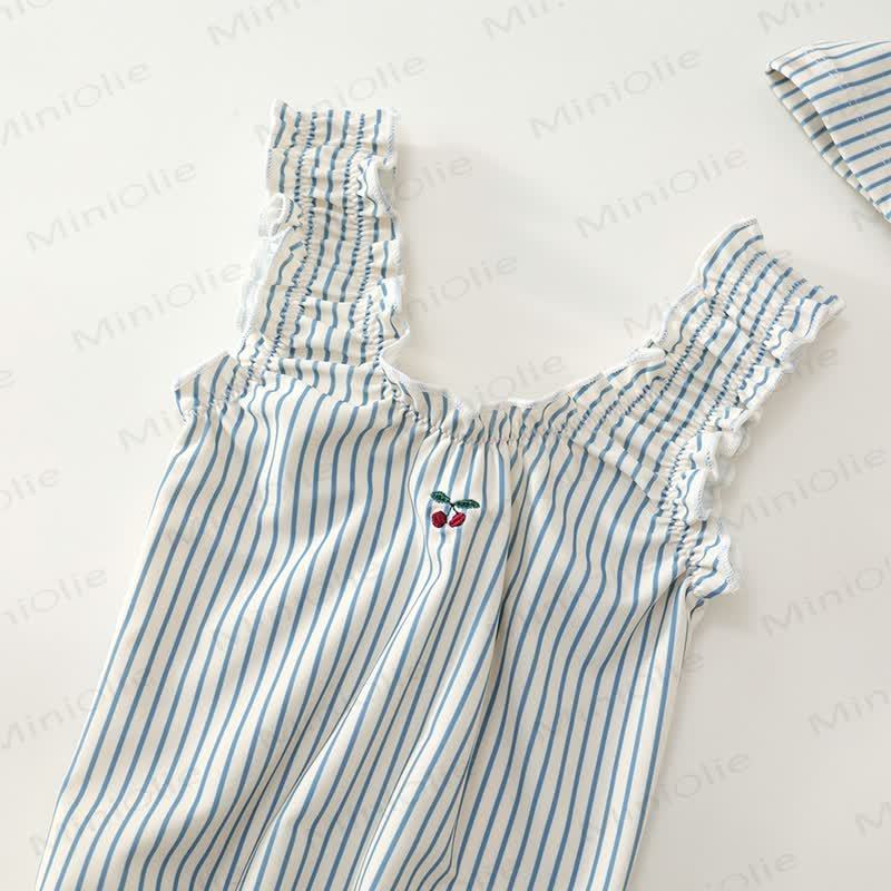 Toddler Girl Polka Dot Ruffle Swim Dress Soft Stretch - image 14