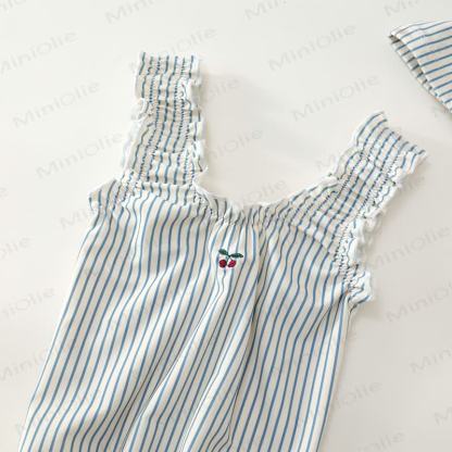 Toddler Girl Polka Dot Ruffle Swim Dress Soft Stretch - image 14