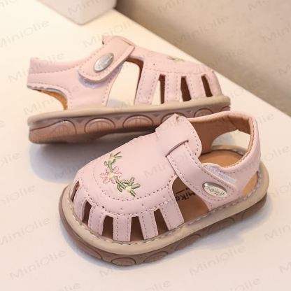 Toddler Floral Embroidered Sandals  - image 7