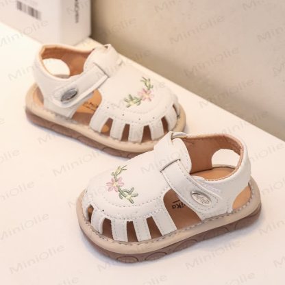 Toddler Floral Embroidered Sandals  - image 4