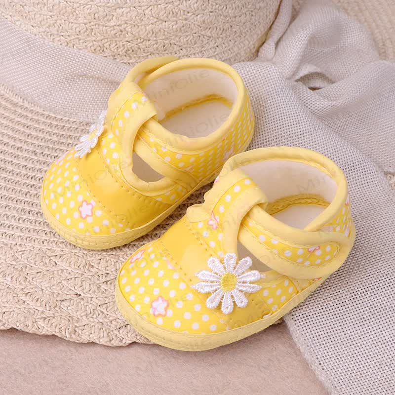 Baby Daisy Plaid Shoes - Yellow - 6C - image 2