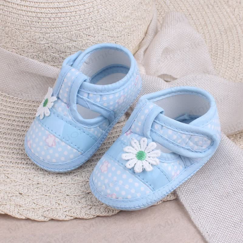Baby Daisy Plaid Shoes - Blue - 6C - image 3