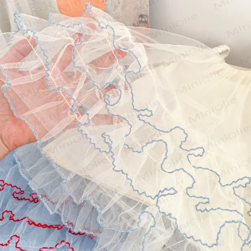 Baby Toddler Girls Cotton Lace Tulle Dress - image 4