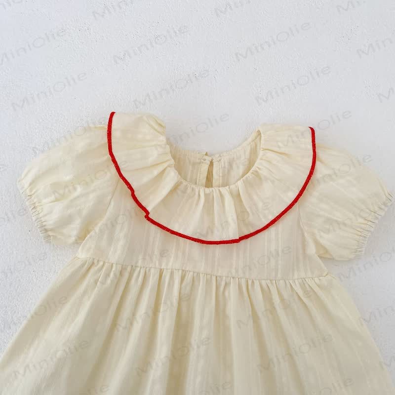 Baby Girls Cotton Beige Tank Top and Red Plaid Shorts Set or Hat - image 5