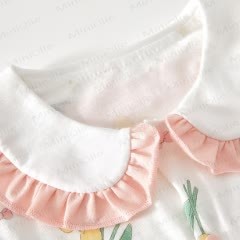 Baby Animal/Floral Peter Pan Collar Romper - image 5