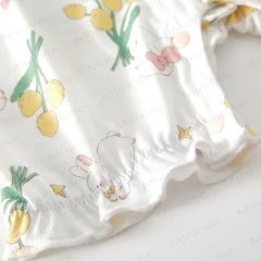 Baby Animal/Floral Peter Pan Collar Romper - image 7