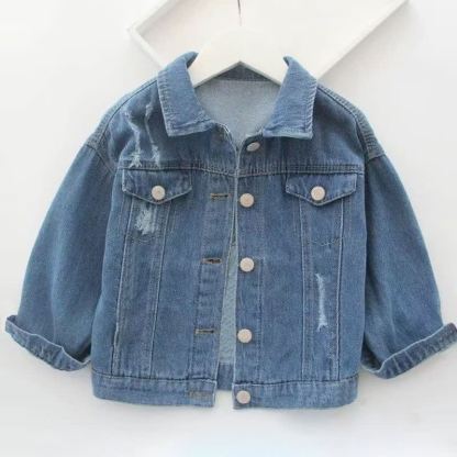 Toddler Kid Boys Dinosaur Jurassic Denim Jacket - image 2