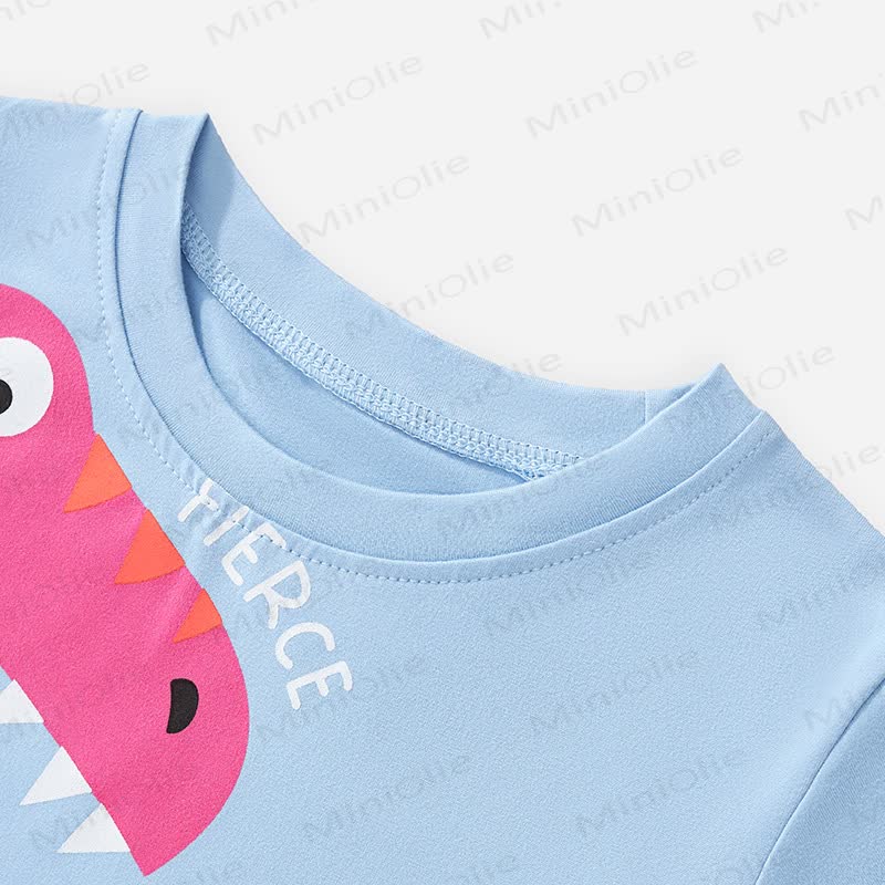 FIERCE FRIENDS GRRRRR Toddler Boy Blue Animal Print T-shirt - image 2