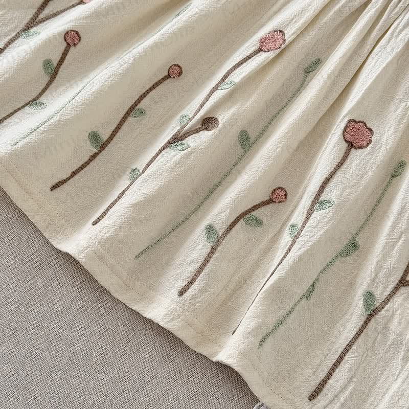 Baby Girls Apricot Floral Print Dress - image 5