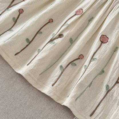 Baby Girls Apricot Floral Print Dress - image 5