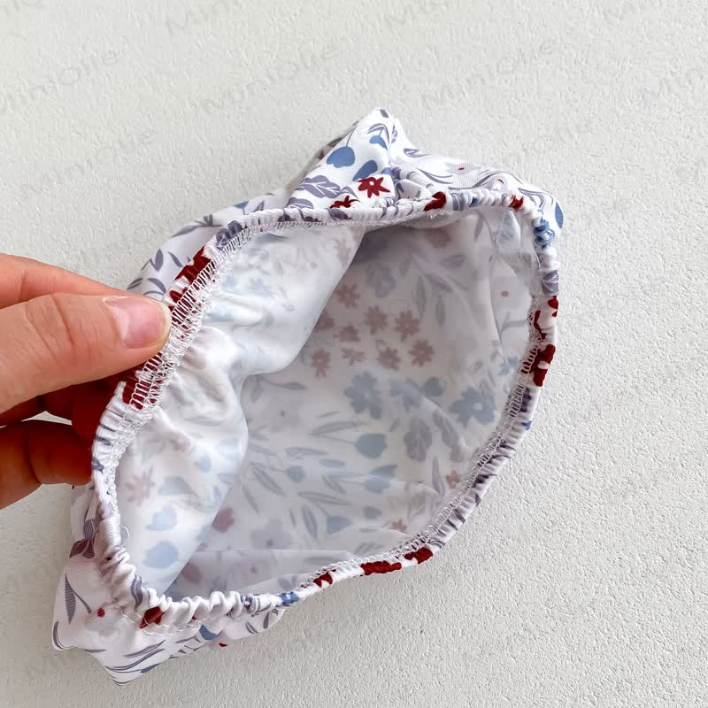 Baby Floral Ruffle One-piece Swimsuit With Hat - image 7