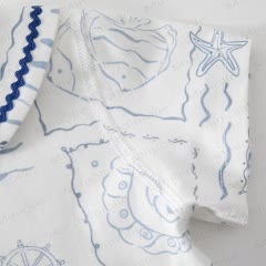 Baby Boy Ocean Print Romper - image 4