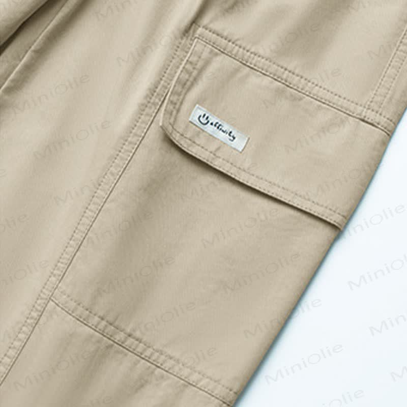 Toddler Boys Cotton Khaki Cargo Pants - image 4