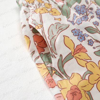 Baby Toddler Spring Flowers Sleeveless 2-piece Set - image 5