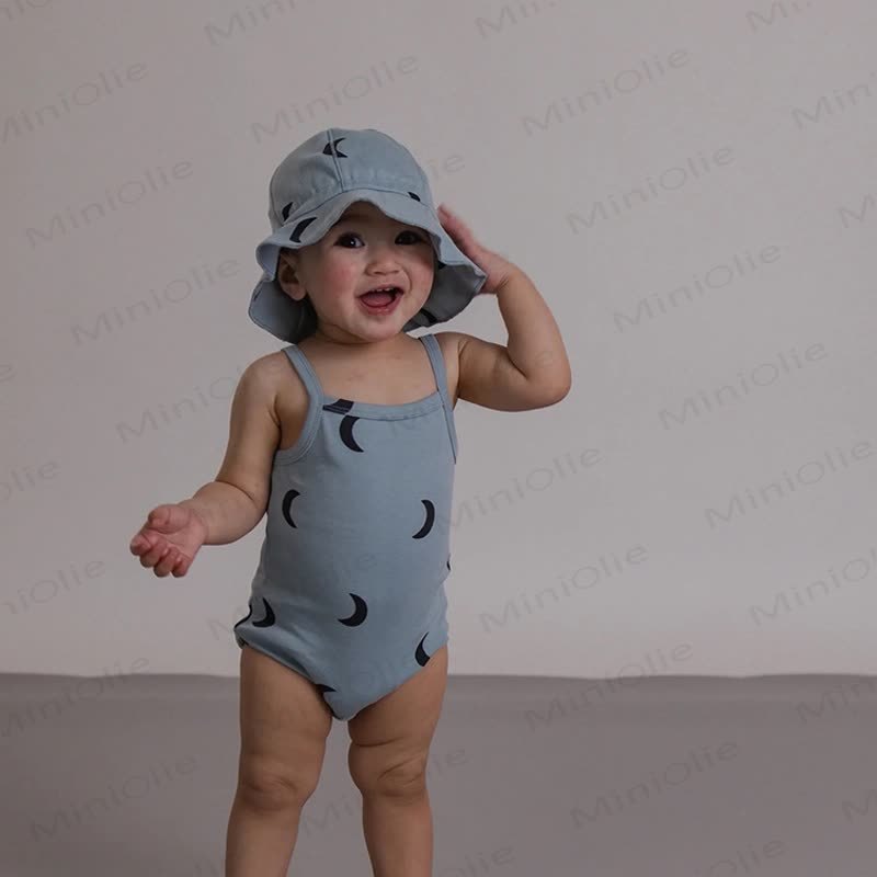 Baby Blue Moon Print Romper/Bodysuit/Tee - image 5