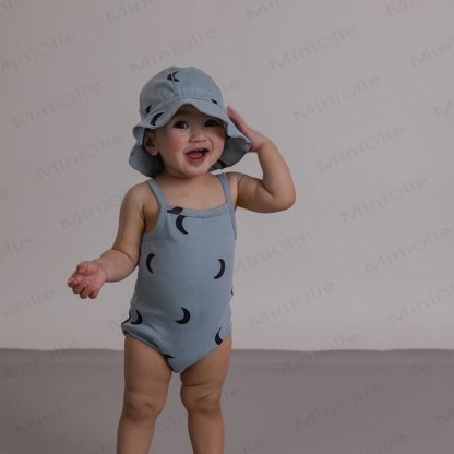 Baby Blue Moon Print Romper/Bodysuit/Tee - image 5