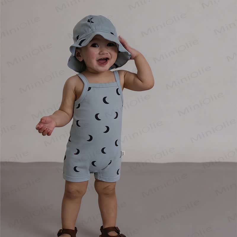 Baby Blue Moon Print Romper/Bodysuit/Tee - image 6