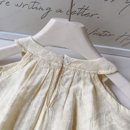 Toddler Girls Solid Color Tank Top and Pants Set  - image 6