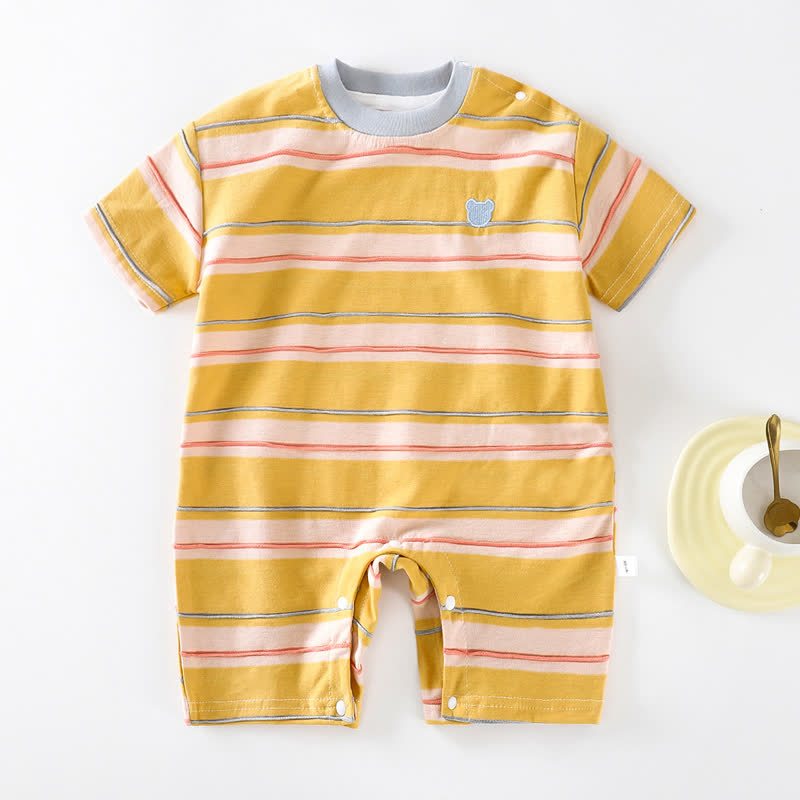 Baby Bear Stripe Romper - Yellow - 2-3T - image 2