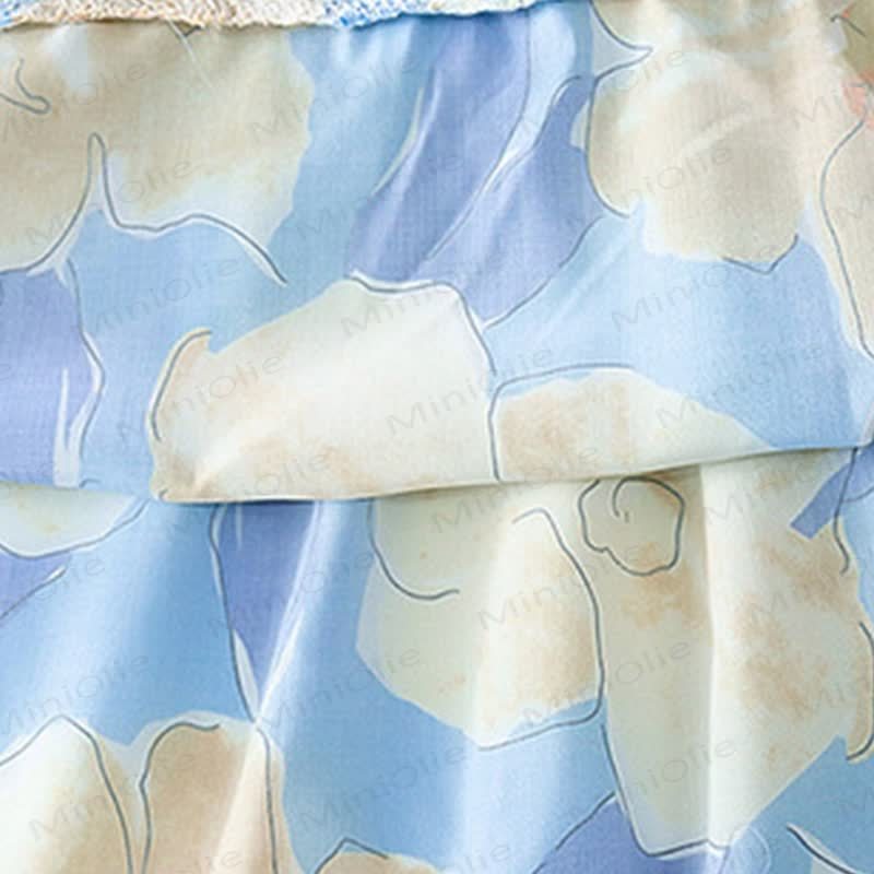 Toddler Girls Lace Floral Sleeveless Dress - image 4