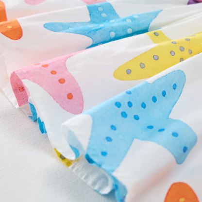 Baby Girl Colorful Starfish Bow Dress with Hat - image 8