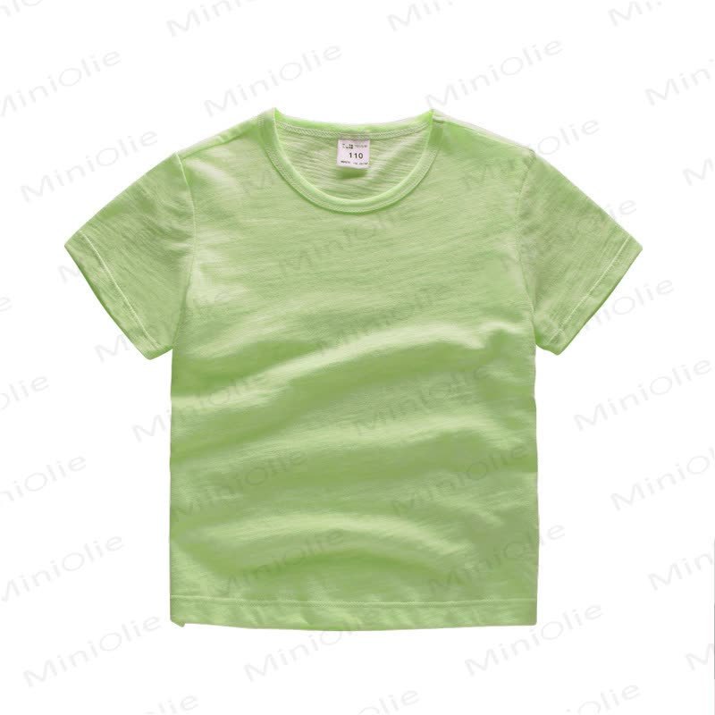 Toddler Solid Color Crewneck Tee - Green - 7-8T - image 7