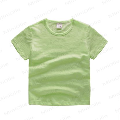 Toddler Solid Color Crewneck Tee - Green - 7-8T - image 7