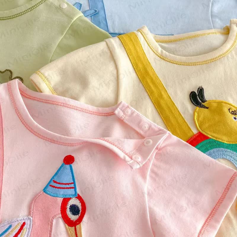 Baby Animal Short-sleeve Romper - image 6